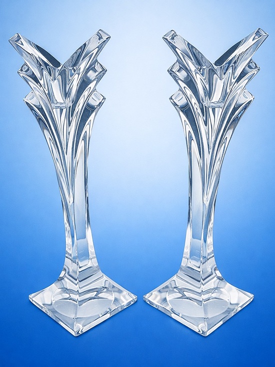 Mikasa Other - Vintage 80s Lead Crystal Mikasa Candlesticks